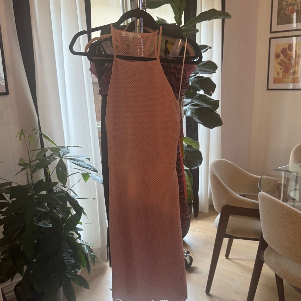 Endless Rose Blush Halter Midi Dress